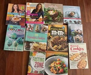 Lot Cookbooks Recipes Desserts Cookies Asian Rachel Ray Baking Vegetarian Muffin